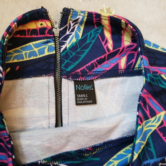 NWT Pacsun S Feather Colorful Skirt - Picture 8 of 8